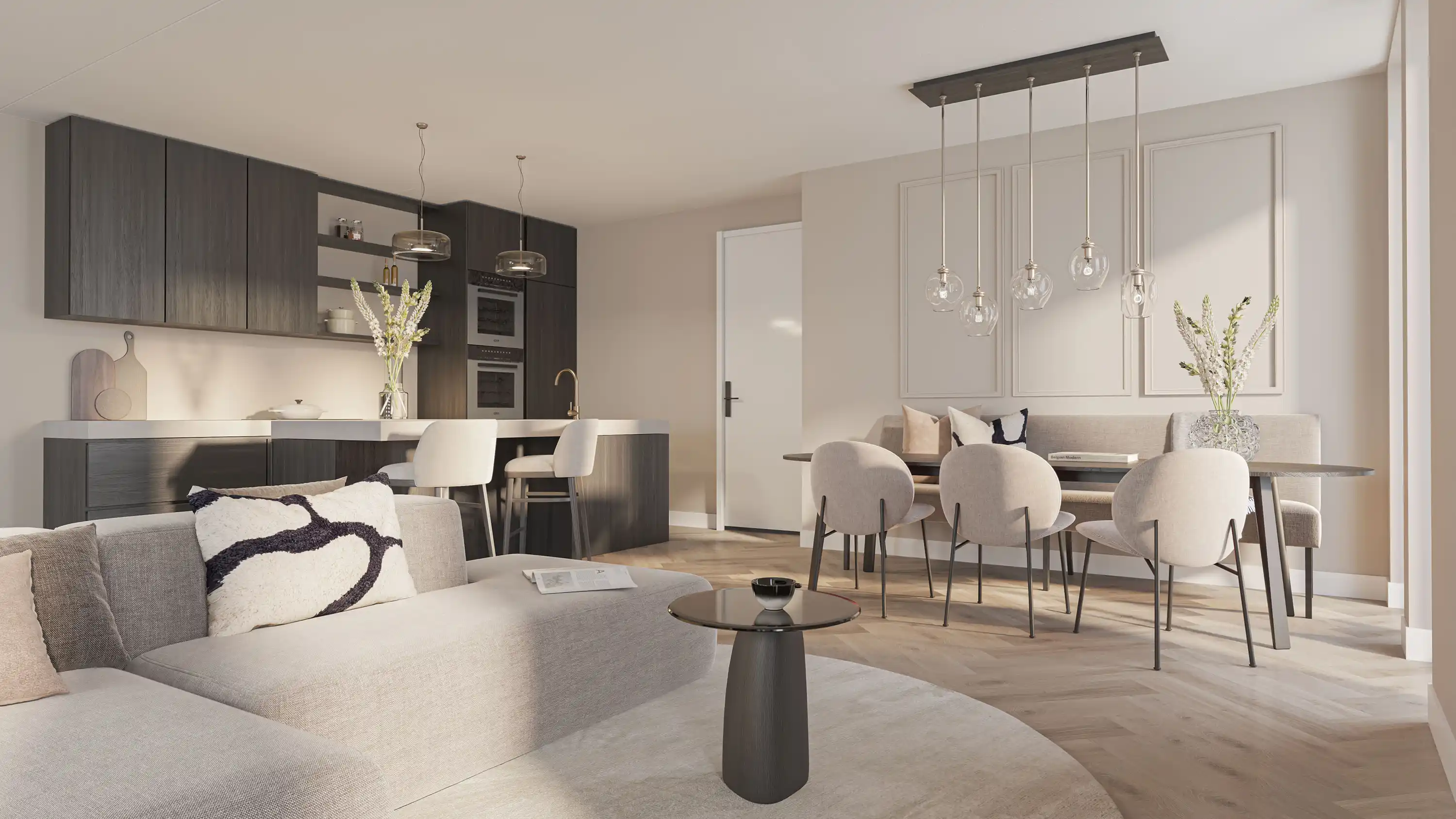 De Neyverheid Interieurimpressies appartementen Z01 Keuken LR
